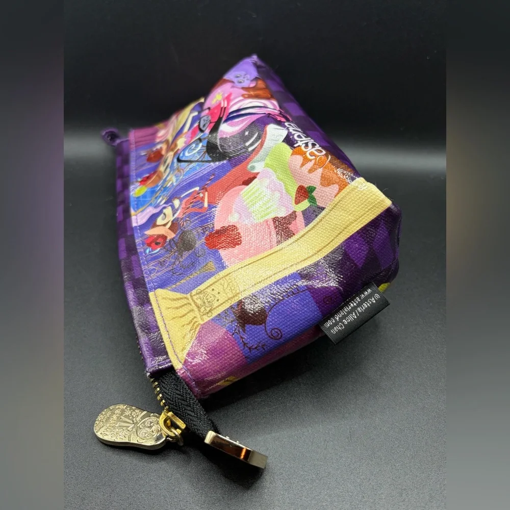 Asteria Alice Chan Kawaii Cat & Figure Rhinestone Cute Cosmetic Bag Pouch Clutch